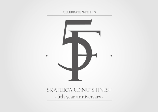 5th year anniversary logo