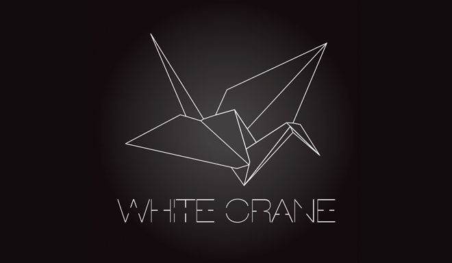 white crane logo